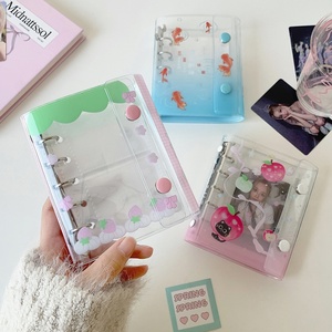 สมุดโน้ต PVC แบบถอดได้ลายการ์ตูนสตรอว์เบอร์รี่น่ารักสไตล์เกาหลี M5 ไดอารี่สำหรับสาวๆ ของที่ระลึกแฟนคลับ Kpop อัลบั้มการ์ดขนาดเล็ก 3 นิ้ว - Product Image 2