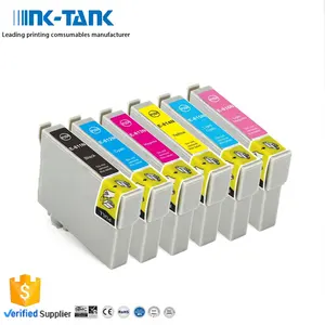 INK-TANK 81N T0811 T0811N T81N Premium Color Compatible Ink Cartridge for Epson Stylus Photo T50 R290 RX610