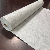 Tapis de peinture antidérapant enduit de film PE gris, protecteur de sol en polyester imperméable, adapté à la rénovation et à la peinture