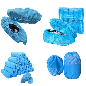 Cubierta desechable antideslizante para zapatos, cubierta de zapato no tejida, elástica, protectora, antipolvo