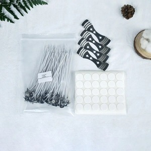 Pegamento adhesivo blanco para fijar mechas redondas, kit de bricolaje para hacer velas, 20 unidades por paquete - Product Image 5