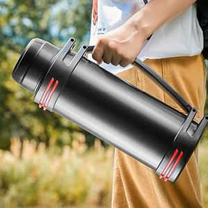 Termos y Botellas de Agua para Adultos, Botellas de Acero Inoxidable para Bebidas, Termos Grandes para Deportes al Aire Libre y Negocios - Product Image 3