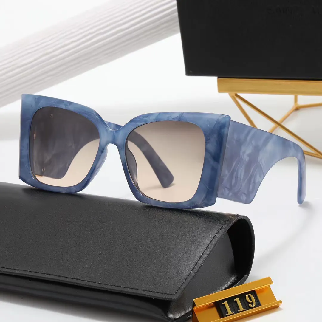 Gafas de sol de plástico para mujer y hombre, lentes de protección de marca de lujo, a la moda, baratas, coloridas, 2023
