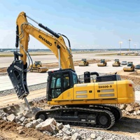 Excavatrice sur chenilles hydraulique de 55 tonnes, 400 CV, modèle SH600-9, pour travaux de construction – Vente chaude directe usine Chine