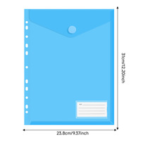 Portadocumentos Vertical para Carpetas A4/A5/A6, Tarjetas de Visita, Material PP, 11/6 Orificios, Impermeable, Almacenamiento de Archivos