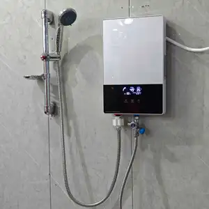 Small electric geyser price in Anlabeier Energy saver in pakistan thermostat ipx 4 220 8000 instant tankless