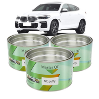 Mastic de glaçage automobile jaune argileux, facile à étaler, super adhérent, lisse, en vrac, avec durcisseur, pour la réparation des rayures et des bosses de carrosserie