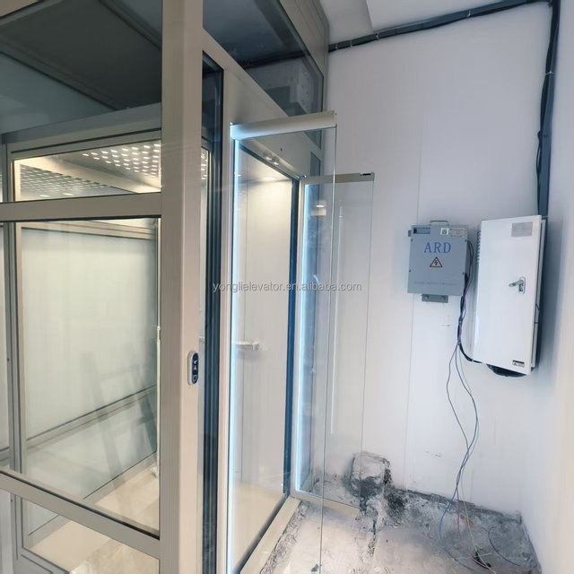 Modern Home Elevator with Quiet Smooth Ride Energy Efficient Motor Smart Safety Ascenseur Maison Space Saving Design Families