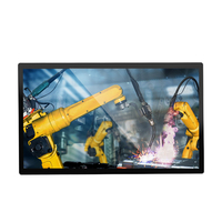 Pantalla Táctil Capacitiva LED de 15 Pulgadas 4:3 con Carcasa de Metal Negra, Puertos Compatibles con DVI/HDMI, Pantalla Impermeable con Clasificación IP65