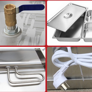 Équipement de cuisine professionnel en acier inoxydable le plus vendu en 2026 : Réchaud électrique, Bain-marie, Matériel de restauration - Product Image 3