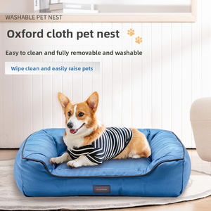 Cuscinetto per nido in tessuto Oxford ispessito con gabbia rettangolare a doppio scopo ecologica e resistente ai morsi per i polli - Product Image 2