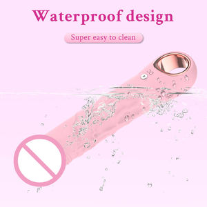 Masturbador femenino realista Juguete sexual para adultos 10 modos de vibración Estimulador del punto G del clítoris Consolador suave Silicona + ABS IPX5 - Product Image 4