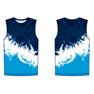 3D Sublimation tank Top Polyester Quick Dry Sport Workout Stringer Bodybuilding Singlet Digital Print <strong>Men</strong> <strong>Beach</strong> <strong>Vest</strong> Tops Custom - Product Image 4