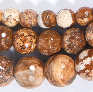 Immagine all'ingrosso diaspro perline di pietre preziose naturali taglio sfaccettato pietre rotonde lucidate vari colori disponibili - Product Image 5