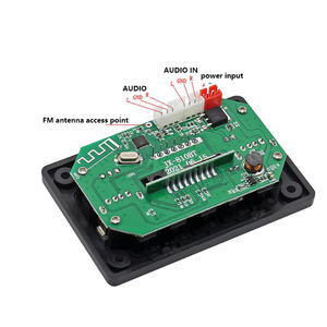 Module récepteur audio sans fil BT JX810BT, carte <span class=keywords><strong>décodeur</strong></span> radio FM avec port d'<span class=keywords><strong>antenne</strong></span> FM pour système audio de voiture - Product Image 2