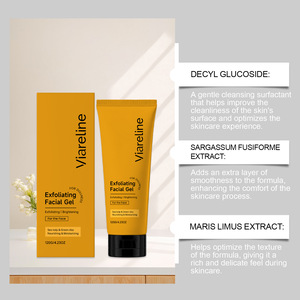 Gel exfoliant doux pour la peau OEM, formule rafraîchissante, élimine en douceur la kératine du visage, soin nettoyant quotidien du visage - Product Image 3
