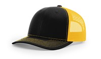 Gorra Trucker Richardson 112 con Parche de Cuero Bordado Personalizado, Gorra Snapback de Malla Lisa, Gorra de Béisbol Tipo Dad, Gorras Deportivas