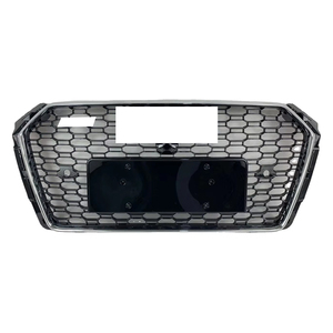 Kit de carrocería de coche más vendido, rejilla de panal de parachoques delantero ABS para <span class=keywords><strong>Audi</strong></span> <span class=keywords><strong>A4</strong></span> S4 <span class=keywords><strong>B9</strong></span>, actualización a RS4 Style 2017-2019 - Product Image 5