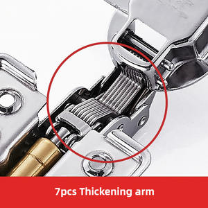 फर्नीचर कैबिनेट हिंग कोल्ड रोल स्टील डोर हाइड्रोलिक हेंज डैम्पर बफर नरम पास रसोई फर्नीचर हार्डवेयर बनाया गया - Product Image 5