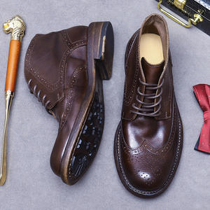 Botas de Cuero para Hombre, Estilo Casual, Otoño, Antideslizantes, Impermeables, Transpirables, Diseño de Lujo para Caballero - Product Image 3