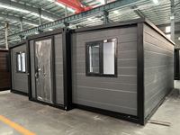 Bâtiment de bureau préfabriqué extensible en conteneur - Espace de vie en acier léger de 20 pieds et 40 pieds