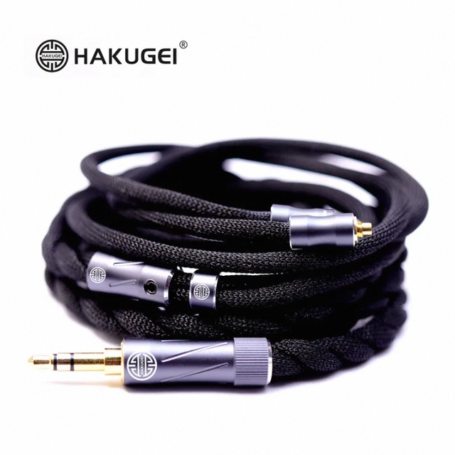 HAKUGEI Lucky Voice Headset Cable 2.5 3.5 4.4 0.78 Mmcx
