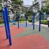 Nouvelle barre de fitness en acier galvanisé écologique et durable pour adultes et enfants, entraînement de musculation en plein air, jambes, dos, tronc