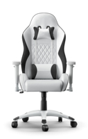 Chaise pivotante de jeu de vitesse de course haut de gamme accoudoirs 3D inclinables 90-180 degrés cadre en métal chaise de jeu vidéo blanche chaise de jeu
