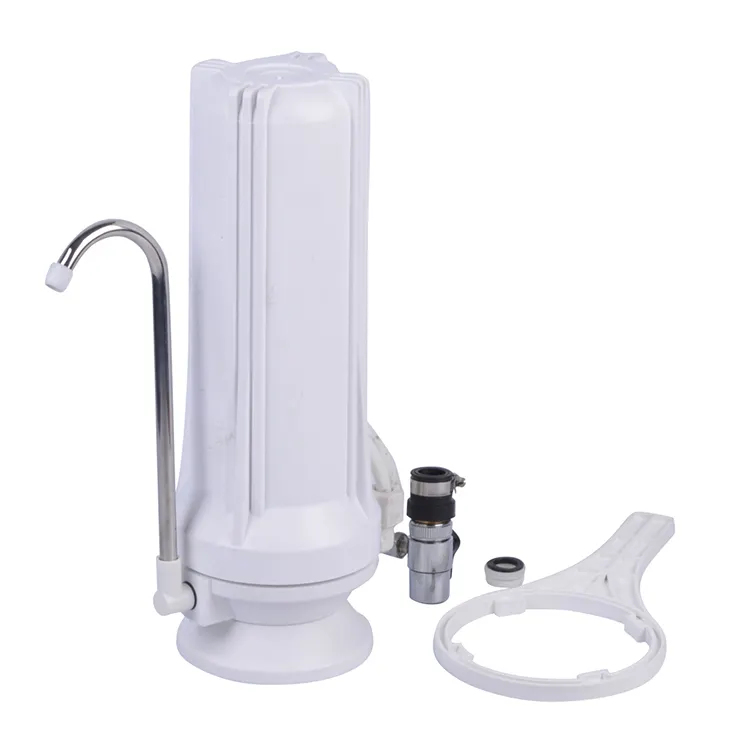 Household Single Stage With Plastic Housing and 360 Rotation Faucet Counter Top Water Filter Systems