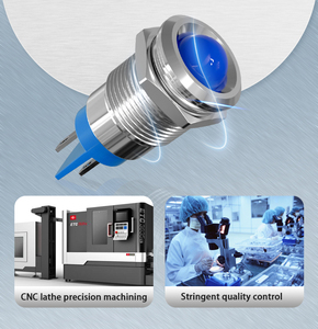 Onpow 19 Mét Led Kim loại chỉ số đèn 6/12/24V R/<span class=keywords><strong>G</strong></span>/Y/B/W có thể được Tricolor đèn tín hiệu không thấm nước IP67 chỉ số - Product Image 6