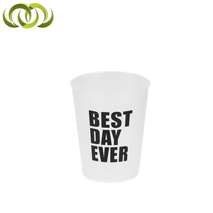 Tasses de stade en PP réutilisables et personnalisables Conception de logo moderne Événement de fête de mariage Verres bon marché Carton emballé en <span class=keywords><strong>plastique</strong></span> - Product Image 5