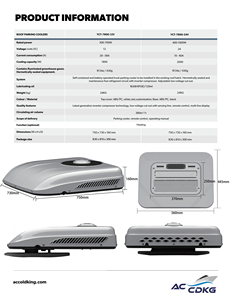 Aire Acondicionado Integrado para Techo de 12v 24v para Remolques de Viaje y Minibuses - Product Image 2