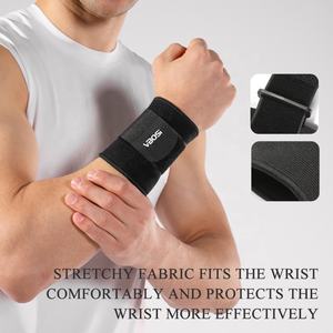 VBOSi 1538 CE FDA ISO неопреновый компрессионный ремешок для запястья регулируемый спортивный обертывание для женщин и мужчин фитнес работа Тяжелая атлетика - Product Image 5