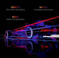 Projecteur laser 4K triple couleur JMGO N1 Ultra version mondiale 300 ANSI Android TV 11.0 DTS/Audio portable