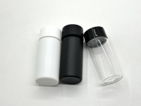 Flacons tubulaires en verre borosilicaté transparent de 50ml Surface de gel neutre Bouchon à vis en plastique emballé Tube de verre de 30ml Capacité de 10ml 15ml
