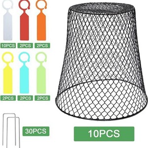10 ensembles de cloches de protection pour plantes en grillage de jardin antirouille, empêchent les animaux d'entrer - Product Image 3