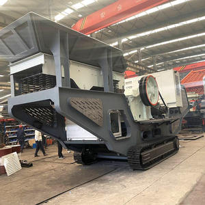 100tph tragbare Bau abfälle Granit brecher Maschine mit Rädern Mobile Backen-, Kegel-und Schlag zerkleinerungs-und Sieb anlage - Product Image 6