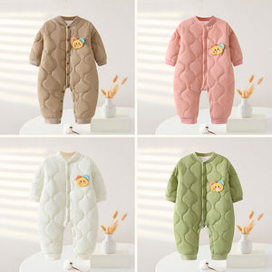 Vente en gros Pyjamas CPC pour bébé en polyester doux et extensible tricotés pour l'automne et l'hiver de 0 à 12 <span class=keywords><strong>mois</strong></span> Vêtements pour nouveau-né - Product Image 2