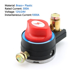 Interrupteur automatique de coupure de batterie 12V 24V 2 pôles pour voiture/camion/bateau, disjoncteur à déconnexion rapide antivol - Product Image 3