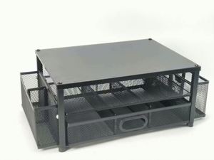 Monitor Stand Riser 2-Tier <b>Computer</b> <b>Desk</b> Organizer with Drawer Pen Storage & Phone Holder Office <b>Desk</b> Accessories Organizer - Product Image 3
