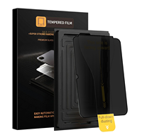 Protection d'écran anti-espion à 360 degrés pour tablette Samsung Galaxy Tab A9 S9 S10 A11 FE, installation facile