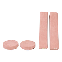 Lot de 10 canapés modulaires en tissu pour enfants OEM/ODM, ensemble de canapés sectionnels pour bébés et enfants, mobilier de maison pliable avec ressorts