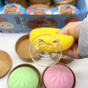 Jouet anti-stress mignon en forme de boulette vapeur soufflante, extensible et compressible, pour enfants et adultes, idéal pour soulager le stress et les cadeaux de fête - Product Image 6