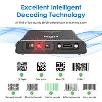 Escáner de Código de Barras USB Inalámbrico Effon 2026 Nuevo M2 para 1D/2D con Clip Trasero, Compatible con Android/iOS, PDA, Logística Express, Inventario de Almacén, en Stock