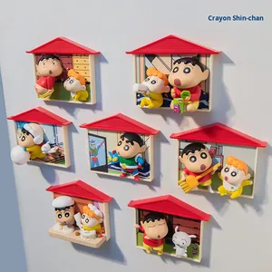 Đích thực mới chi mèo Crayon Shin-chan nohara đông lạnh mù hộp nhựa dễ thương quirky hợp thời trang Máy tính để bàn trang trí trang trí ban đầu - Product Image 2