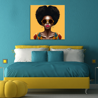 Grands ensembles d'art femmes africaines Art mural femmes africaines modernes Portrait toile peinture à l'huile abstraite sur P