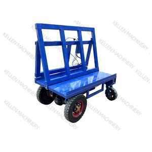 120*70cm chargement 500kg un chariot de transport de verre de chariot de cadre chariot mobile de transport de verre - Product Image 3