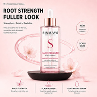 Serum Penguat Rambut Kulit Kepala Ekstrak Jahe Kafein Aminexil Anti Rontok Pendukung Pertumbuhan Rambut Perawatan Penguatan Akar