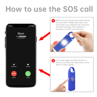 Alarma de Seguridad Personal Recargable, Sirena de 130dB, Compartir Ubicación por GPS, Alertas de Emergencia por SMS/Llamada, Diseño de Llavero Mini para Mujeres