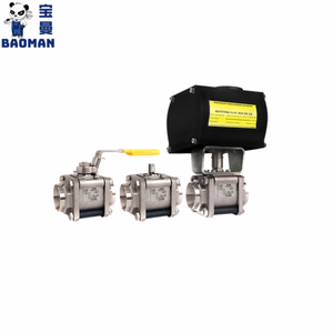 Válvulas de bola flotantes de tres piezas serie RA de Mecafrance con brida superior ISO para aplicación industrial - Product Image 5
